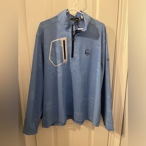 NWT men’s XL baby blue RLX Ralph Lauren golf half-zip